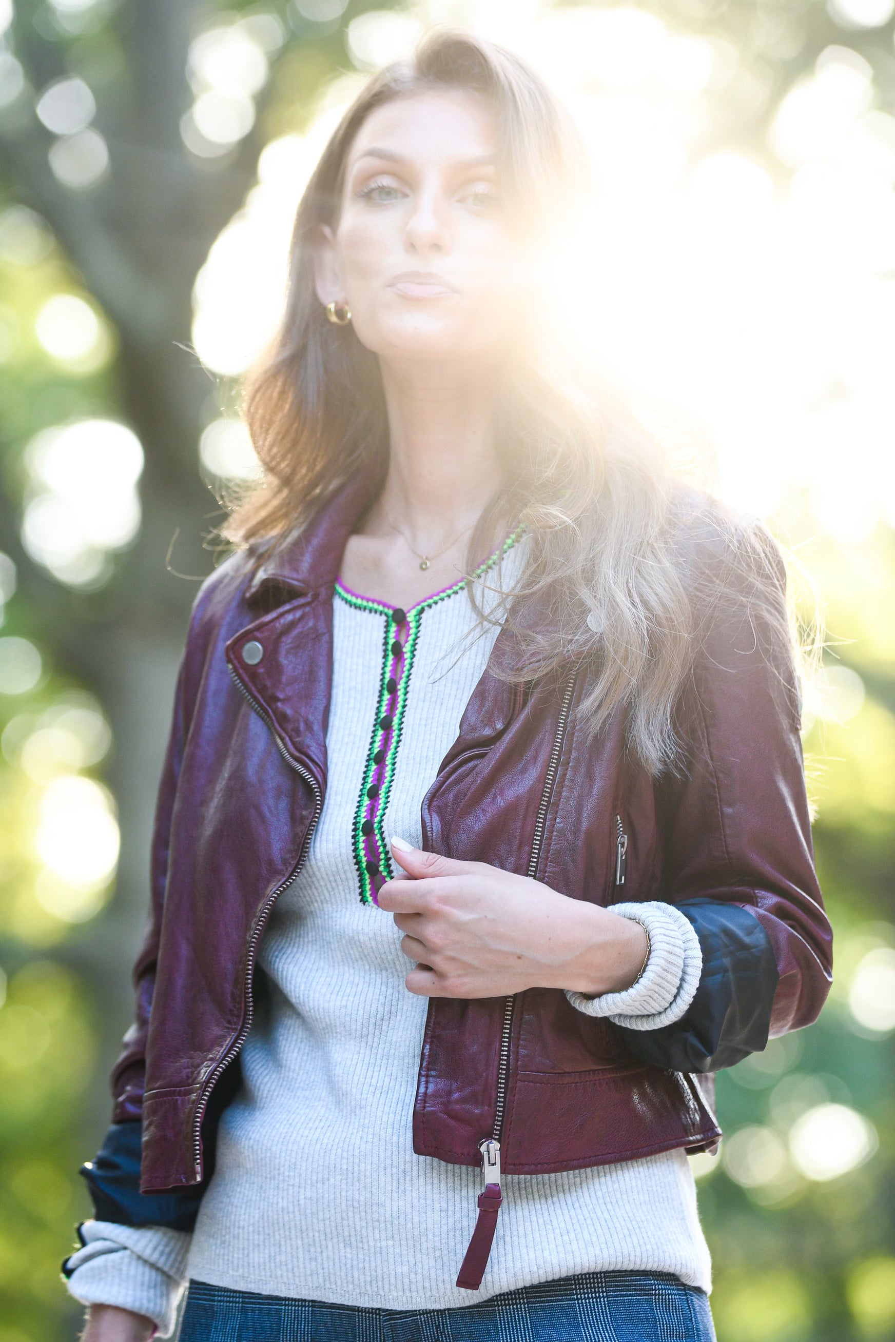 MAURITIUS WINE MOTO JACKET